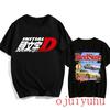 AE86 Funny Harajuku Manga T Shirt Japanese Anime Cartoon Gothic Summer Tops Initial D EU Size T-Shirt Men Graphic Tee Shirt Male