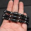 Bracciale da Uomo in Pietra Vulcanica Naturale Bracciale 12 Segni Zodiacali Vergine Capricorno Toro Acquario Sagittario Cancro Ariete