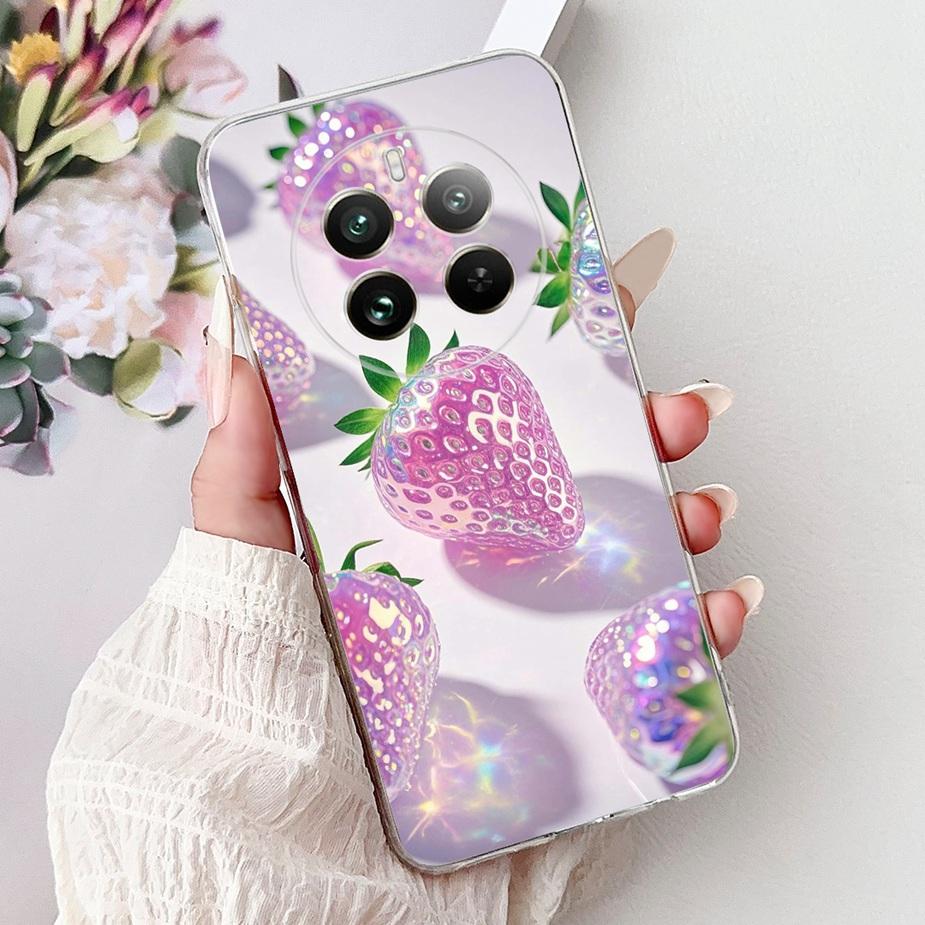 For Realme 12 Pro Plus Case RMX3840 Cute Cat Lucky Koi Painted Cover Soft Slim Phone Case For Realme 12 Plus Realme12 Pro+ Shell