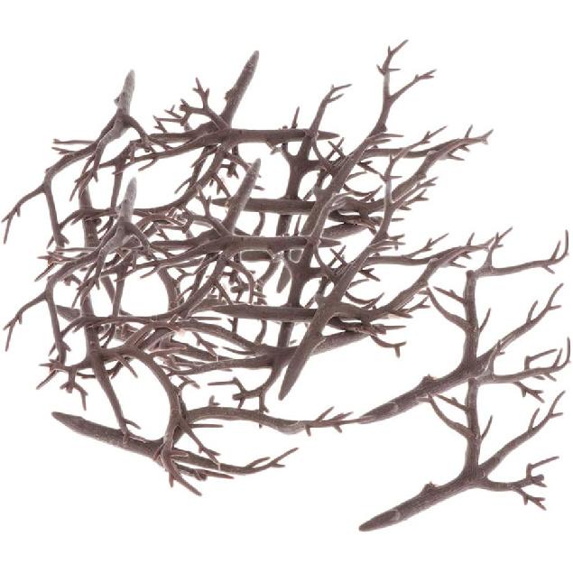 LoveinDIY 30 Set Plastic Deer Antlers Branch DIY Cosplay Animals Horn Headband Deer Home Decor, Wedding Party Ornaments