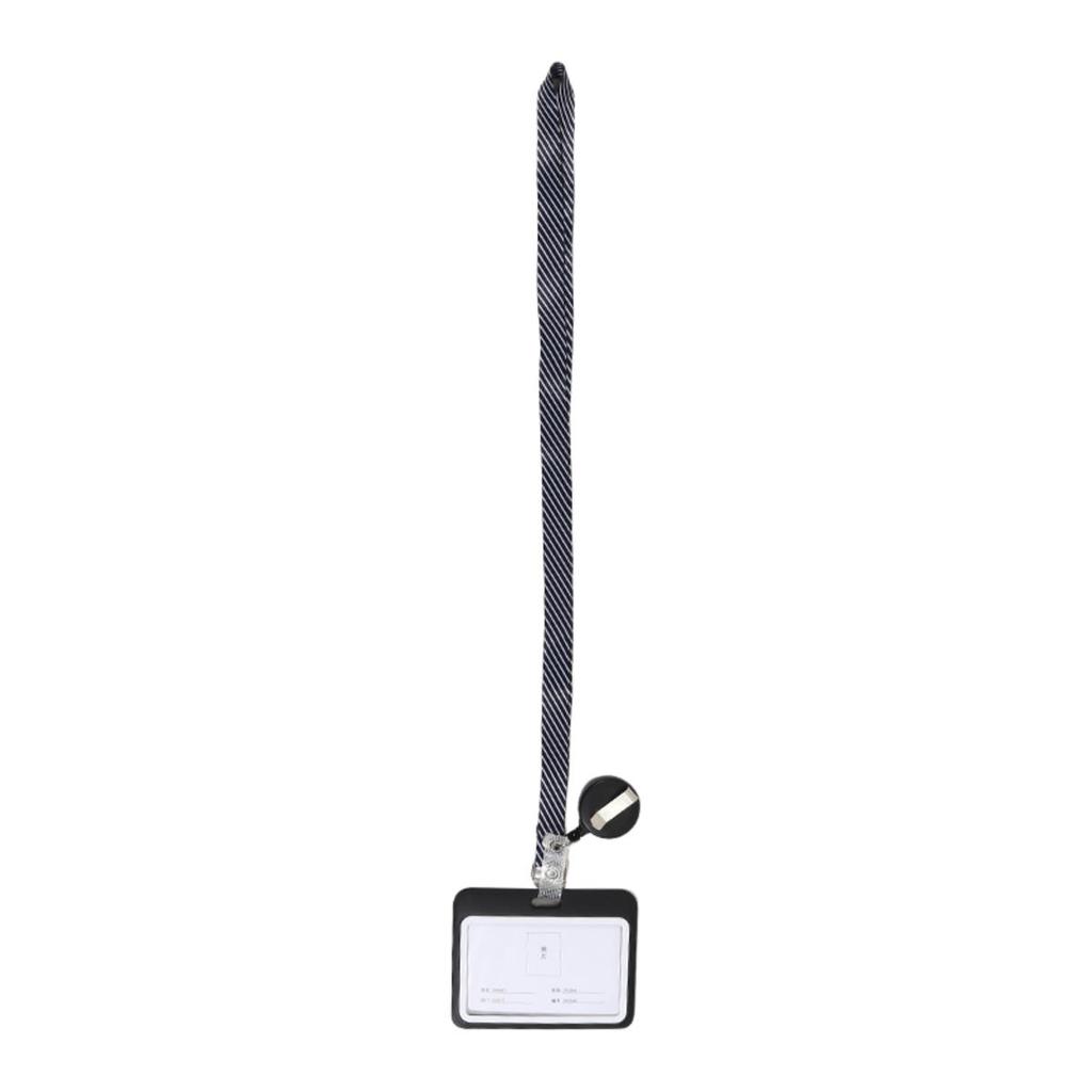 Lanyards Credential Holder Transparent Retractable Badge Reel with Lanyard Nurse Accessories for Work Removable ID Card Holder