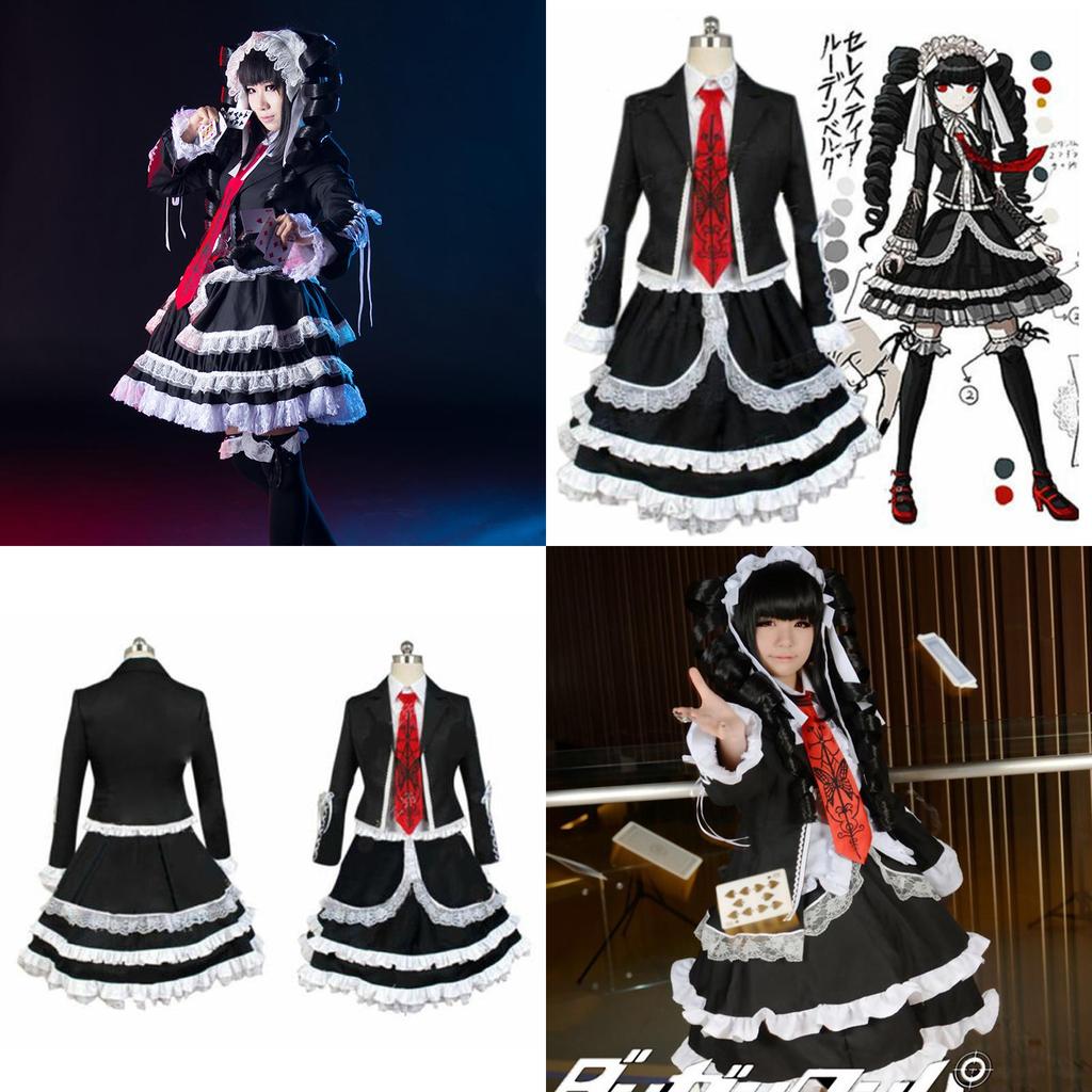High-quality Danganronpa Celestia Ludenberg Costume Suit For Women Perfect For Halloween