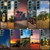 Husă de telefon Tractor Vehicul Agricol Pentru Galaxy A55 A35 A25 A15 A03S A04S A05S Samsung A20E A30 A40 A50 A70 A71 A51 A41 A31 A10S A21S