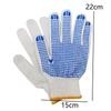 10Pairs Cotton Work Gloves With Anti-Slip Dots Grip Safety Gloves For Men Women Painter Gardening Garage Warehouse Construction