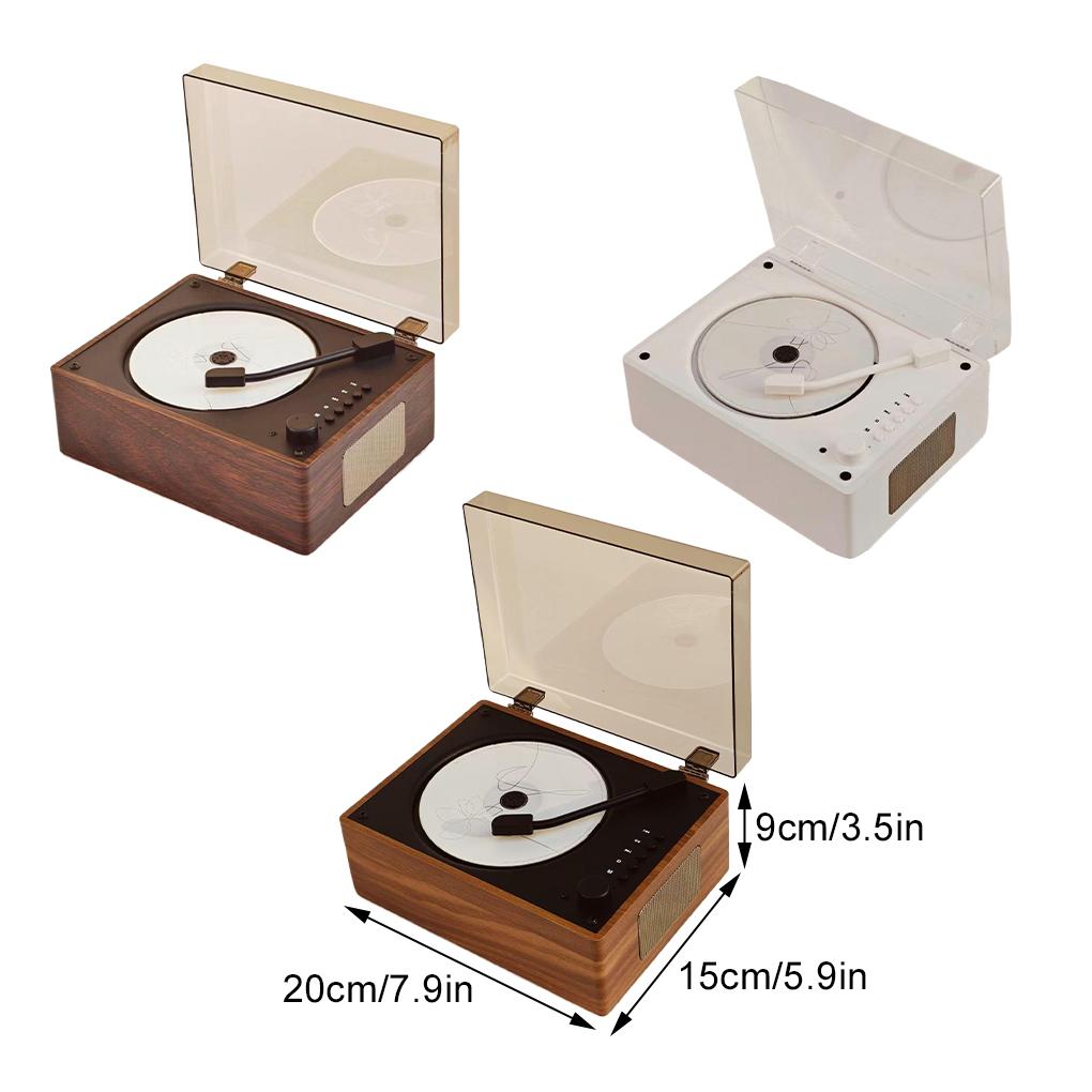 ABS Stylish Retro CD Player With USB And Bluetooth Connectivity Cd Player Bluetooth USB Flash Drives