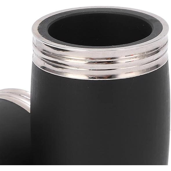 2PCS Two Section Clarinet, Clarinet Tuning Tube Tuning Tube Bb Treble Pitch Pipe Clarinet Barrel Replacement Accessories 58MM