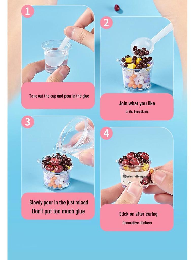 Xiaoling Toys Miniatur Süßigkeitenladen DIY Essensspielzeug für Mädchen ab 6 Jahren Geburtstagsgeschenk