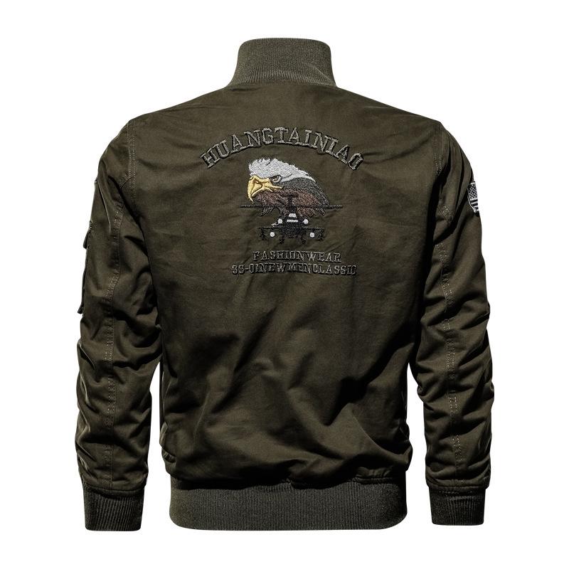 Winter new thickened military men's jacket pure cotton casual jacket men's