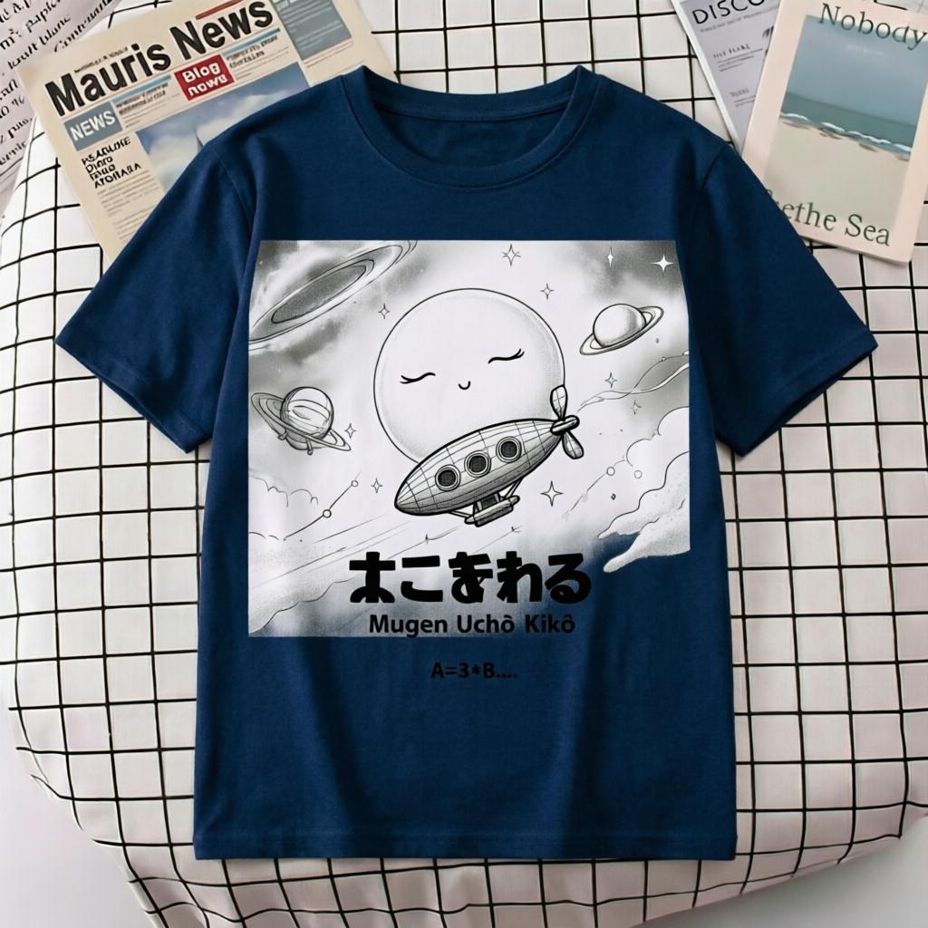

Retro Anime Infinite Space Travel TShirt Unisex Women Casual Loose Summer Streetwear Tee 4XL
