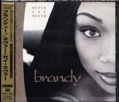 CD BRANDY - Never Say Never AMCY2631 ATLANTIC 1998 Japan Rap & Hip-Hop/R&B Used