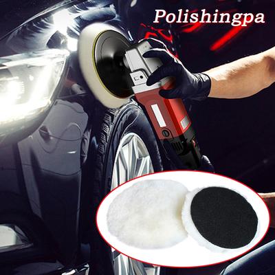 Universal Car Polish Pad Disc Imitated Wool Car Body Waxing Polishing Soft Pad Buffer Polisher Auto Care Tools Accessories