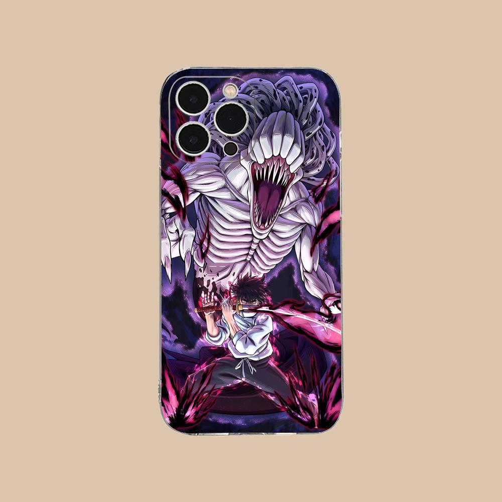 Jujutsu Kaisen Yuta Okkotsu Phone Case for iPhone 17 16 15 14 13 12 11 X XR XS Air Pro Max Plus Mini Clear Colorful Cover Pretty