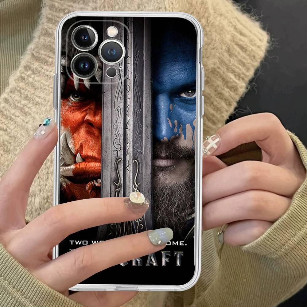 W-World Of W-Warcraft Game Retro Fit For IPhone 16 15 Promax Phone Case IPhone 14 11 12 High End 13 Pro Silicone