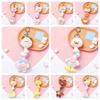 Creative Design Knotted Plush Pendant Ultra-Soft Fabric Vibrant Colors Long Neck Stuffed Doll Flexible Structure