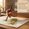 4Pcs Nylon Bristles Watercolor Brush Set Multi-toothed comb Grainer Brush Set  Greeting Cards