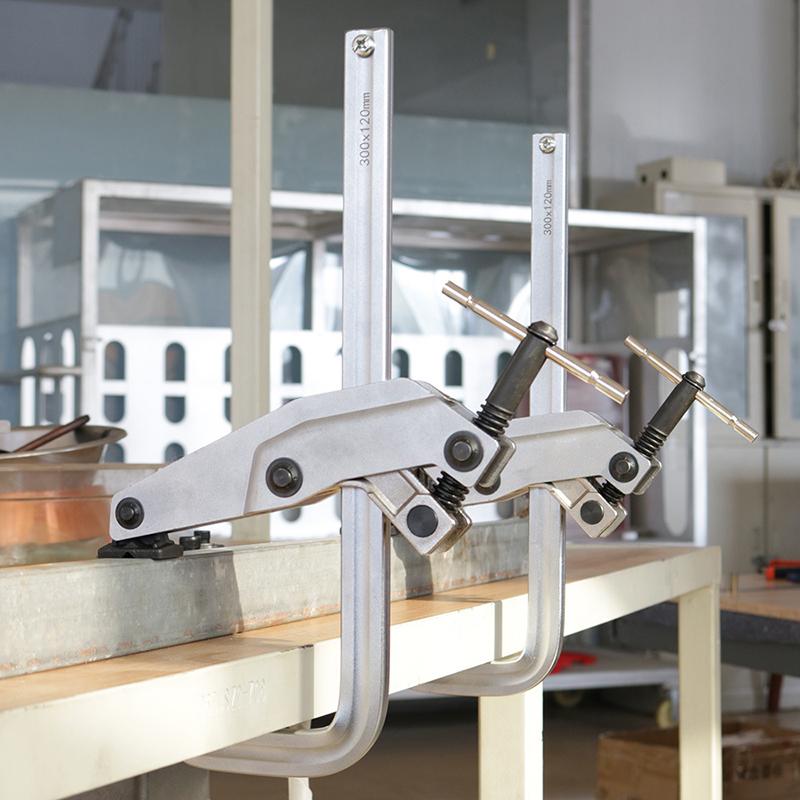 1Pc Heavy Forging Screw Cantilever F-clamp, Max Jaw Opening 30cm Clamp for Wood, Metal, Pipe, Welding and DIY Projects