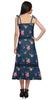 Moomaya Printed Adjustable Shoulder Strap Women Casual Sleeveless Long Dress