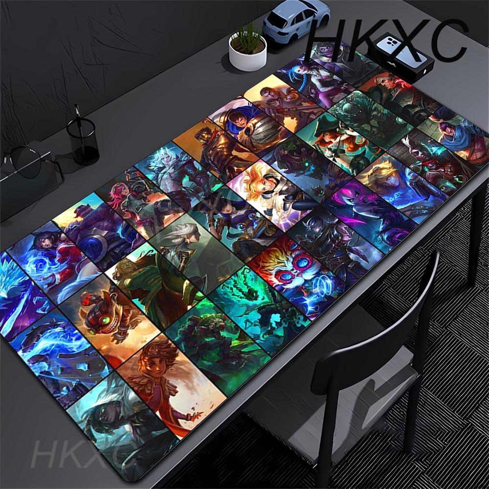 XXL Game Carpet Mousepad Lol Deskmat League of Legends Gaming Accessories HD Print Mouse Pad NonSlip Rubber Gamer Mouse Mat