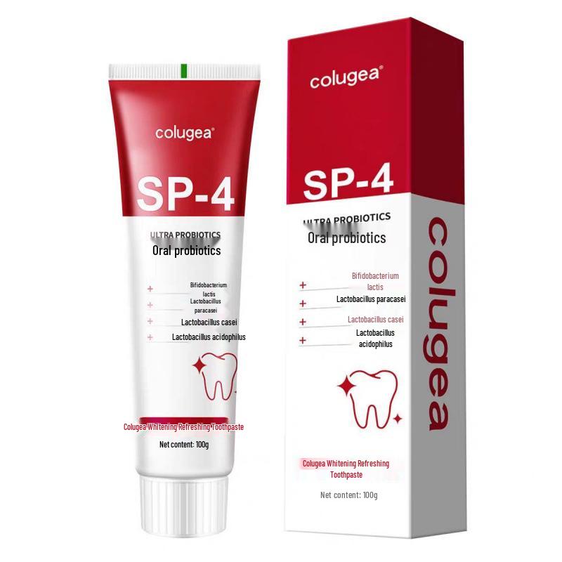Probiotic SP4 Whitening Toothpaste: Fresh Breath & Smoke Stain Removal (20x Stain Removal)