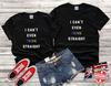 Rainbow Print I Can't Think Straight Gay Pride Lesbian Love T Shirt Top Men Women Ladies Gildan S-M-L-XL-XXL-3XL-4XL-5XL Unisex V323