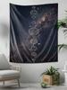 Starry Dream Wall Hanging  Cosmic Planet Theme Decorative Hanging Cloth Tapestry