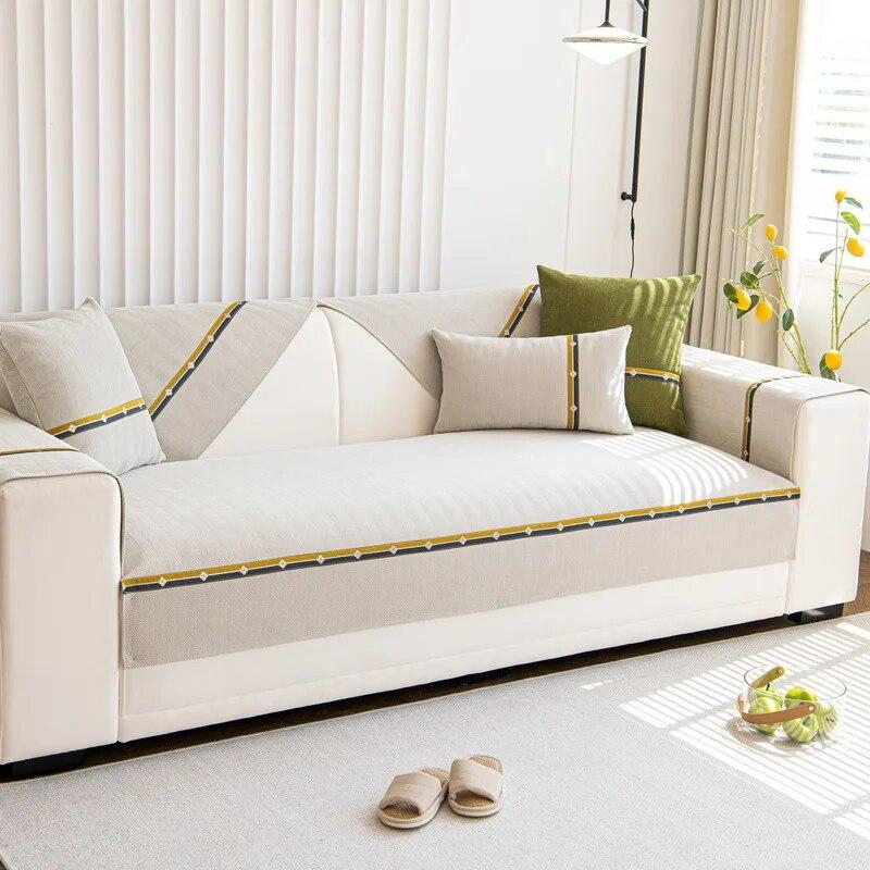 

Универсальная подушка на диван из велюра для всех сезонов, противоскользящая, мягкая, защитный чехол для декора гостиной 70x50cm 1pcs