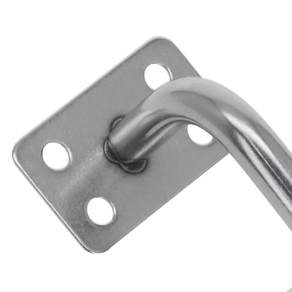 1 buc Balustradă 50x60mm Oțel inoxidabil argintiu durabil