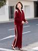 2026 Stylish Women's Spring/Fall Two-Piece Suit for Middle-Aged and Elderly: Casual Outerwear