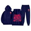 Autunno 2024 Set Felpe con Cappuccio da Donna Manica Lunga Felpe con Cappuccio+Pantaloni Sportivi Casual a Vita Alta con Coulisse Set 2 Pezzi Y2K