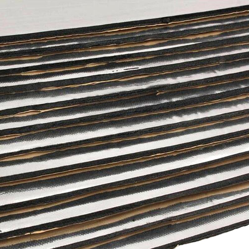 12Pcs 5mm Silver Car Soundproofing And Thermal Insulation Pads For Doors Roofs Firewalls Engine Bays