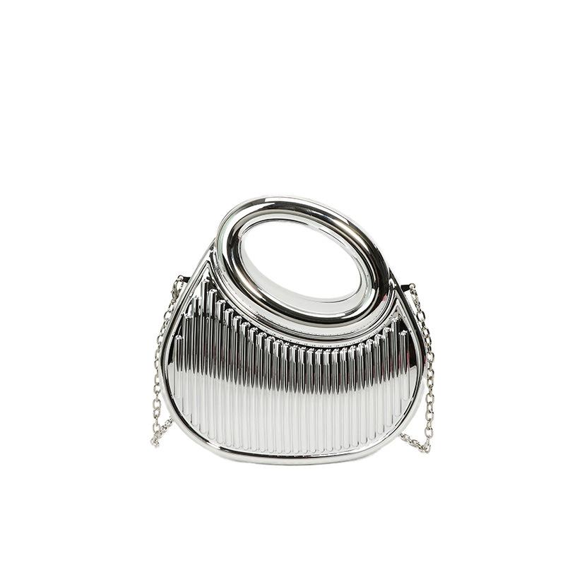 Transparent Acrylic Bag 2025 New European and American Fashion Diamond Portable Women Versatile Chain Messenger Box Bag