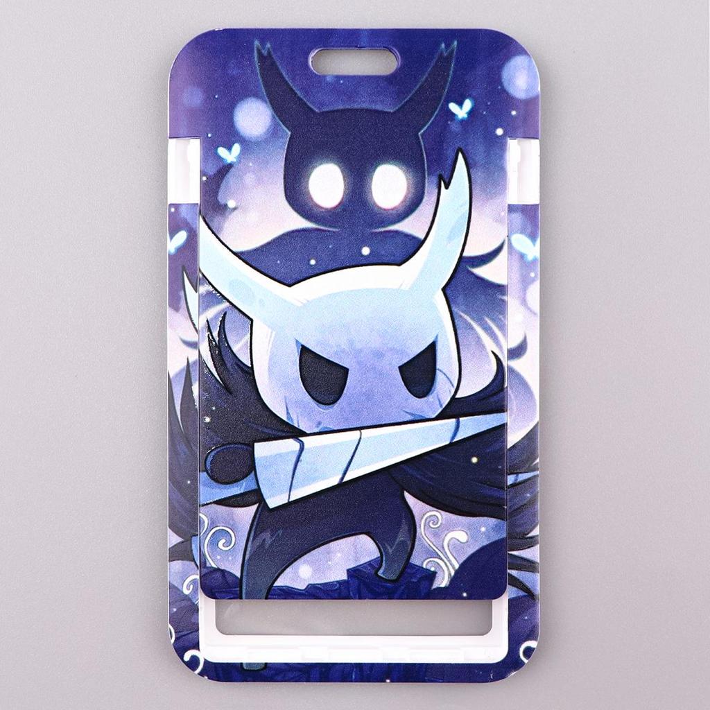 Hollow Knight Anime Lanyard & Card Holder Keychain for ID and Bus Pass