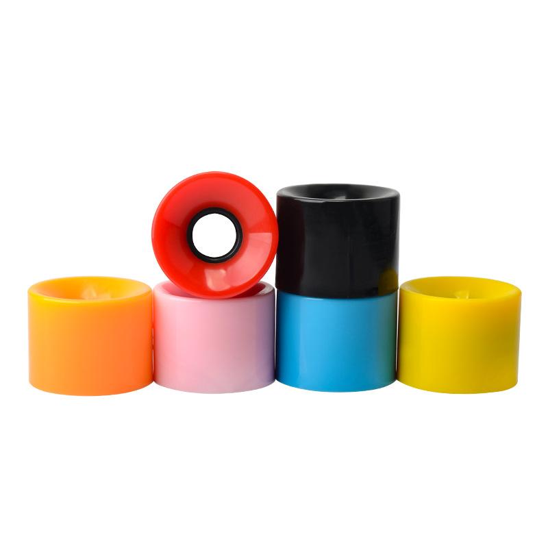 4Pcs/Set Skateboard Wheels High Quality Land Surf Longboard 78A PU Wheel 60x45MM Elastic Skateboarding Roller