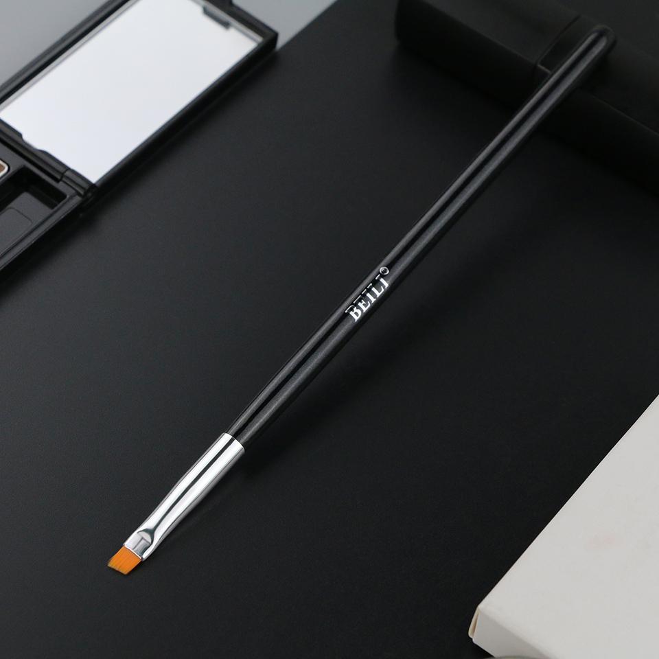 BEILI Ultra Thin Eyebrow Makeup Brush Set For Professional Eyeliner Eyelash Concealer Detail Brushes Make up Beauty Product