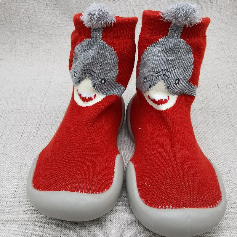 1 par de zapatos de piso antideslizantes Calcetines de pie Fox Tiger Shoes Calcetín  para bebés Zapatos para niños pequeños Estilo animal interior comprar a  buen precio — entrega gratuita, reseñas reales
