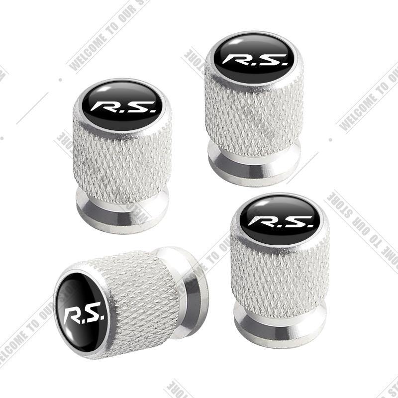 Auto CNC Aluminium b81 GT RS Emblem Für Megane Kadjar Clio Logan Arkana Sandero Vel Duster 4 Stück Reifenventil Luftanschluss Schaftkappen