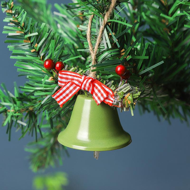 Christmas Bell Ornaments: Small Tree Pendants for Festive Home Decor
