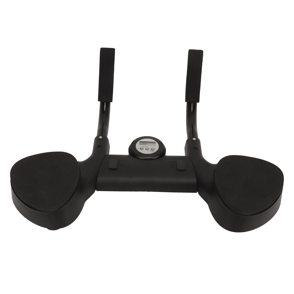 Plank Support Trainer Thickened Elbow Pads Anti Slip Sweat Absorbent with Timer Flat Support