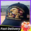Men Women Baseball Caps US 250th Anniversary Cap Adjustable Retro Washed Patriotic Cap US 250th Anniversary Sports Trucker Hat