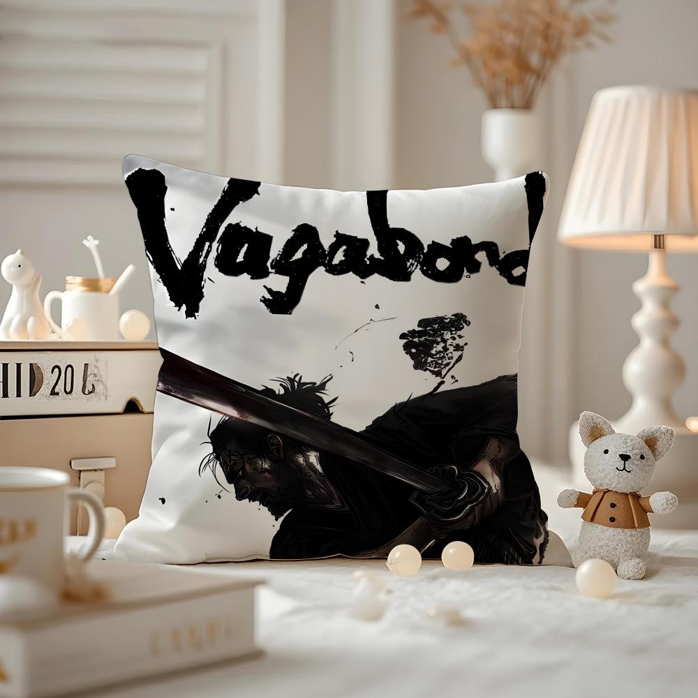 Vagabond-S Anime Kissenbezug Musterbedruckt Kissenhülle Für Wohnzimmer Sofakissenbezug & Schlafzimmer Dekoration