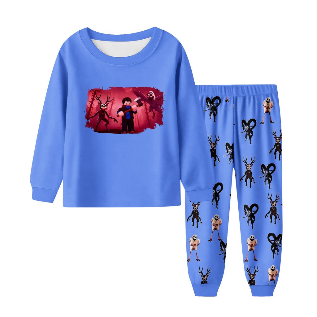 Children's Fashion Suit Skirt Round Neck Long Sleeve Top Pants