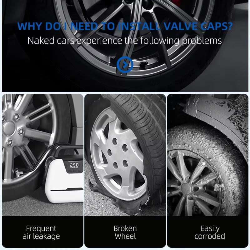 Car Styling 4Pcs Metal Wheel Tire Valve Caps Stem Case For Suzuki Grand Vitara Sx4 Swift Alto Jimny