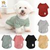 Knitted Thin Dog Sweater Autumn Winter Puppy Clothes Soft Cat Pet Clothing