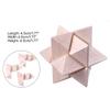 9Pcs Wooden Brains Teasers Puzzle Logics Mind Puzzle Box Locks Removing Assembling Toy for Party Decoration