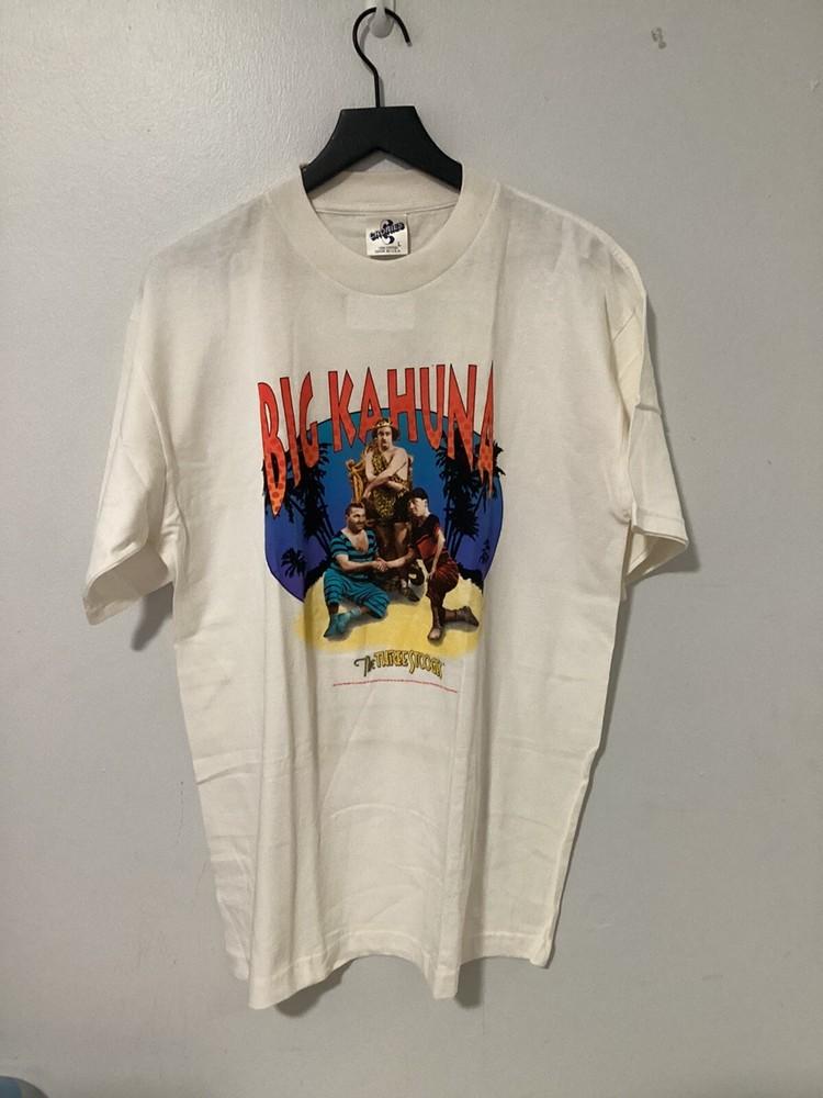 Vintage 1998 The Three Stooges Big Kahuna Hawaii T-shirt Large 3 Stooges Comedy Unisex T-Shirt XXXL