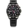 Victorinox Swiss Army FieldForce Sport Chrono Black PVD Rubber 241889 Wrist Watch