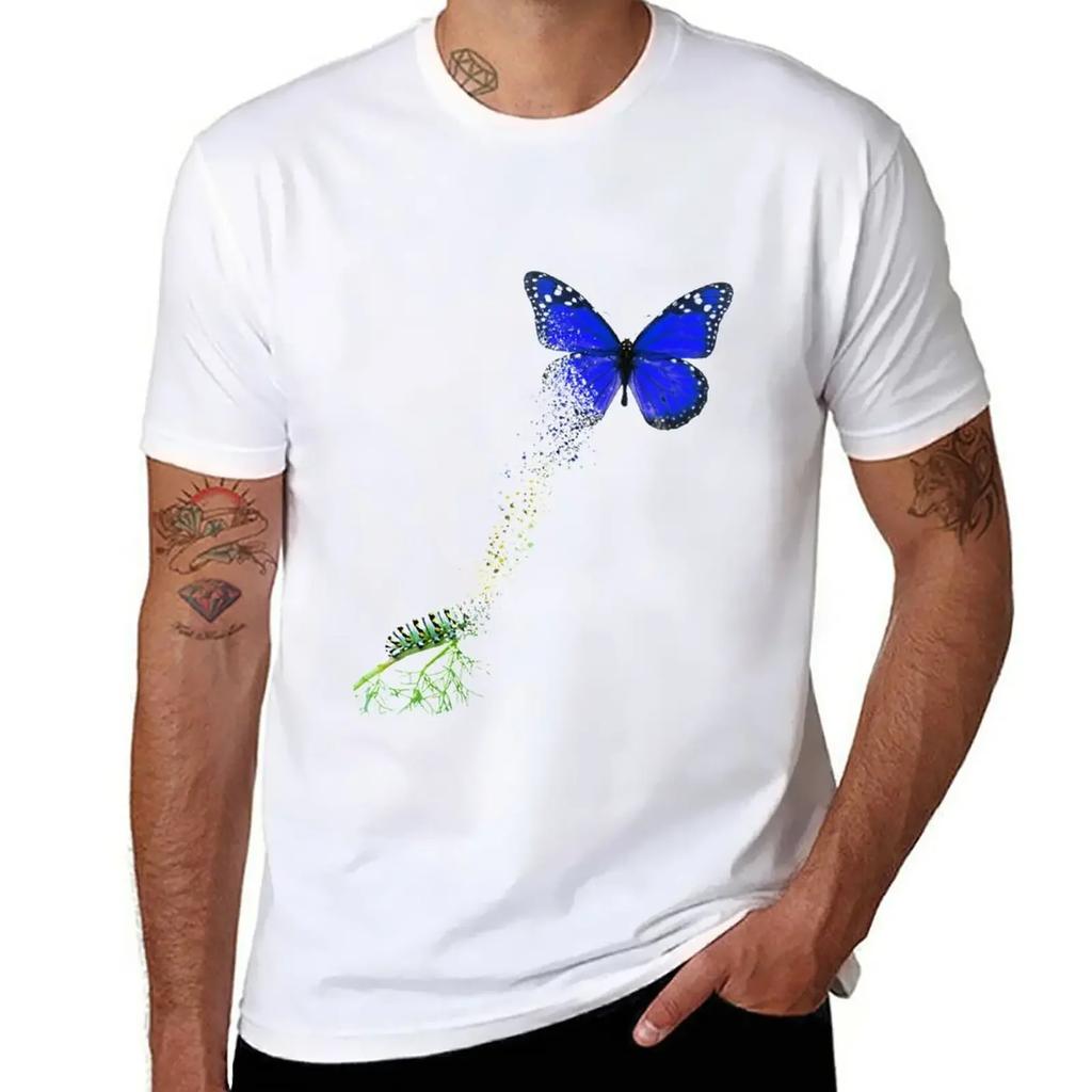 Butterfly T-Shirt vintage shirts graphic tees summer top Men's t shirts