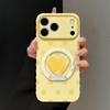 Applicable To Apple 11promax Mobile Phone Case 11 Korean Simple Iphone11 Polka Dot Love Bracket 11 Large Windows