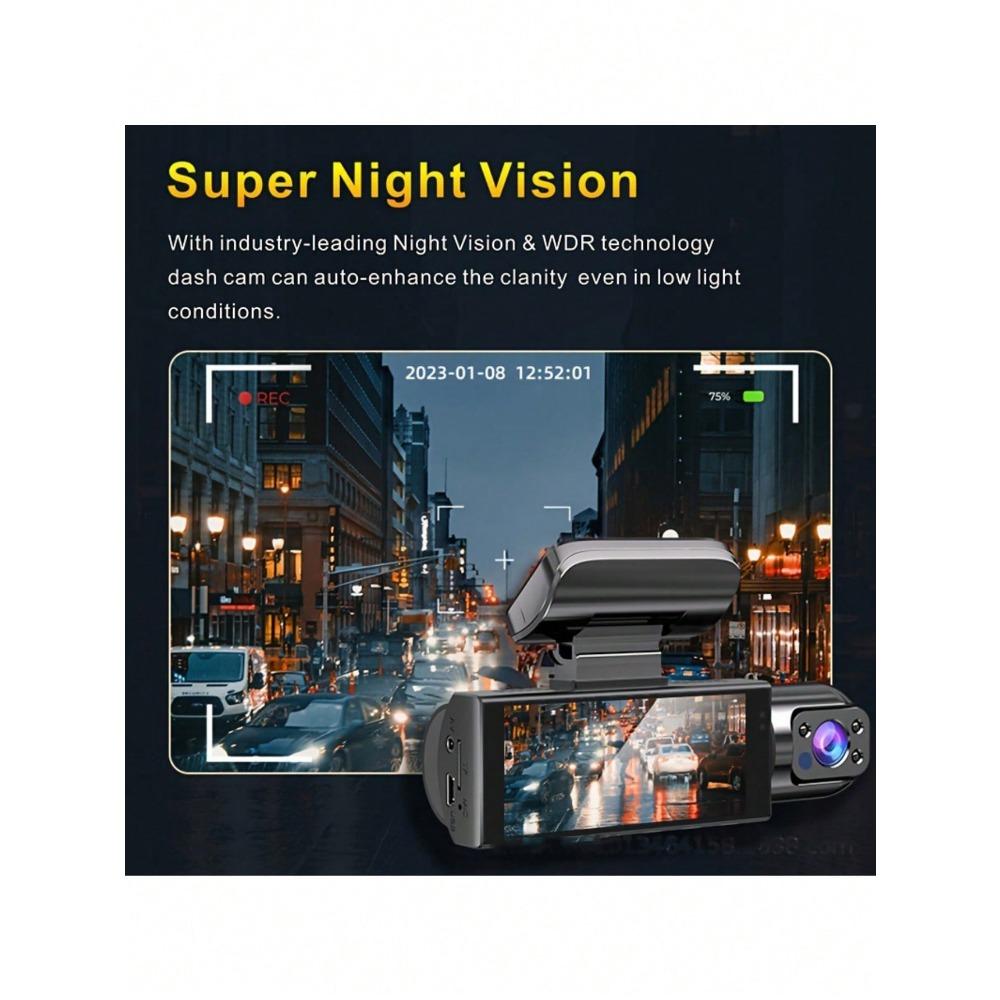 Dash Cam Front And Inside Camera Carbin Dash Camera For Cars Black Box CAR DVR For Taxi