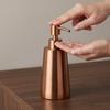 Rosguld Tvåldispenser 350 ml Kapacitet Schampodispenser Vätskedispenser Badrumstillbehör